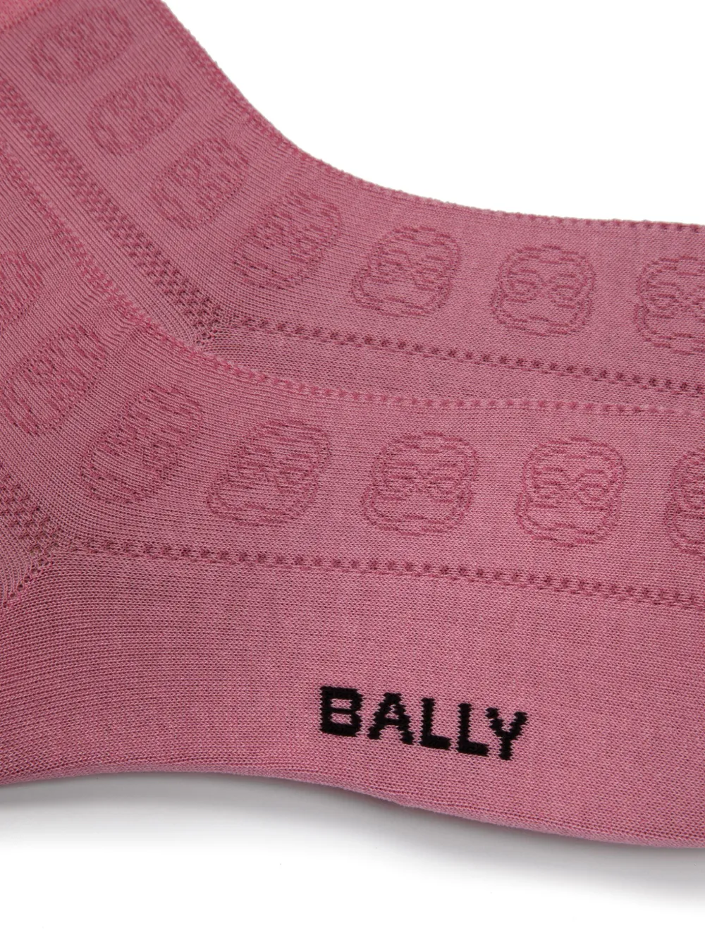 Bally Bally Emblem sokken met embleem - Roze