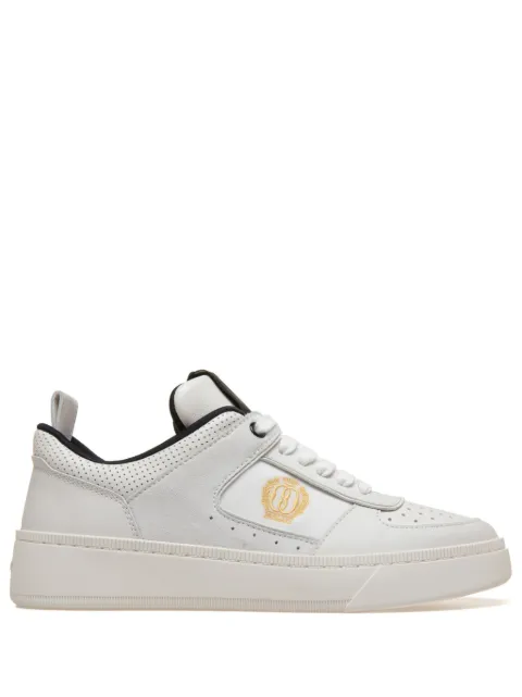 Bally baskets en cuir Riweira à logo brodé