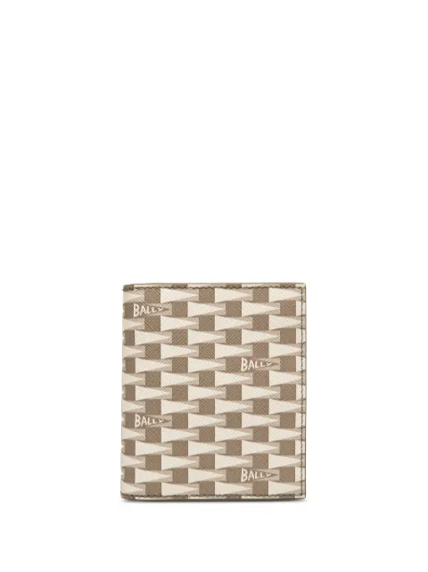 Bally logo-print canvas wallet