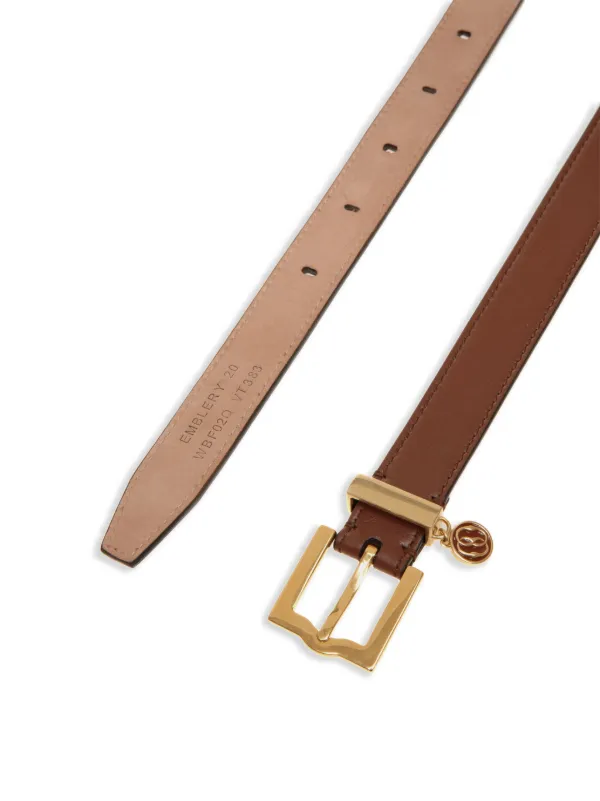 Brown clearance bally belt
