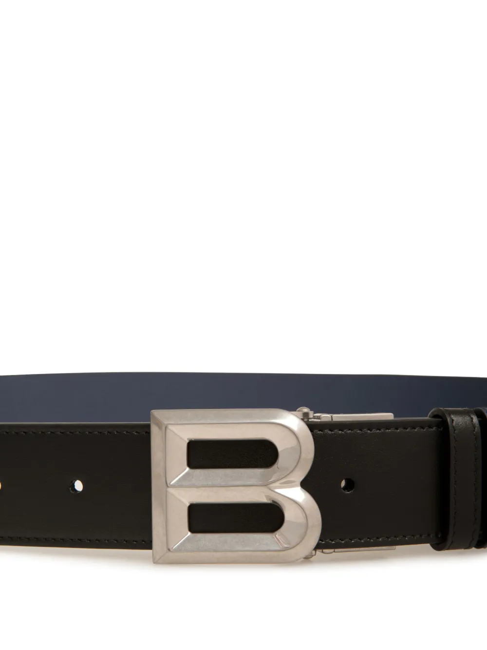 Shop Bally B Bold Reversible Leather Belt In Black