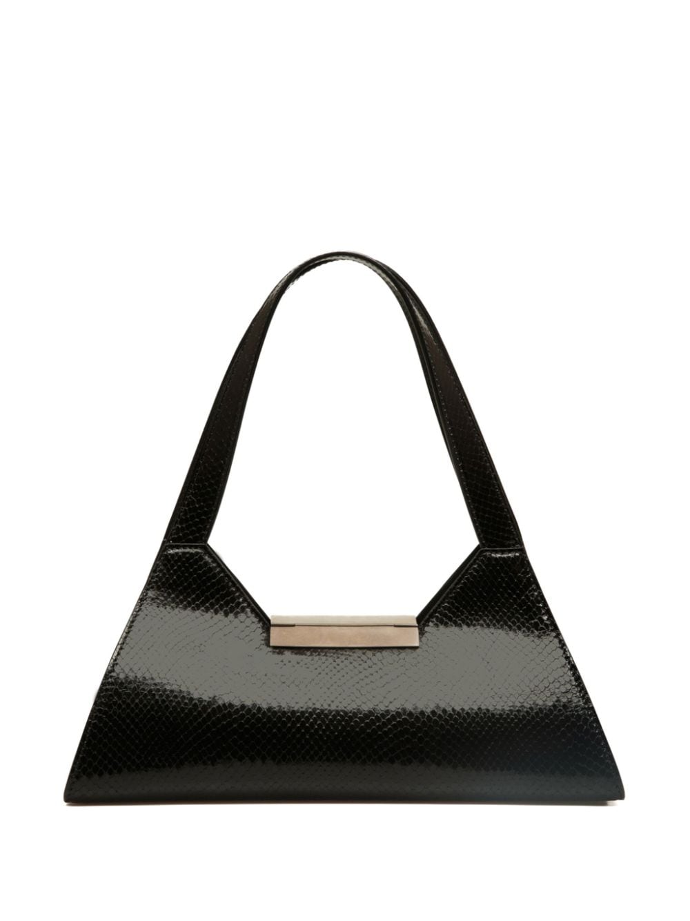Shop Bally Small Trilliant Crystal-embellished Shoulder Bag In Black