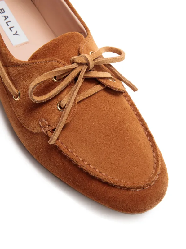 Bally Plume Leather Loafers | Brown | FARFETCH