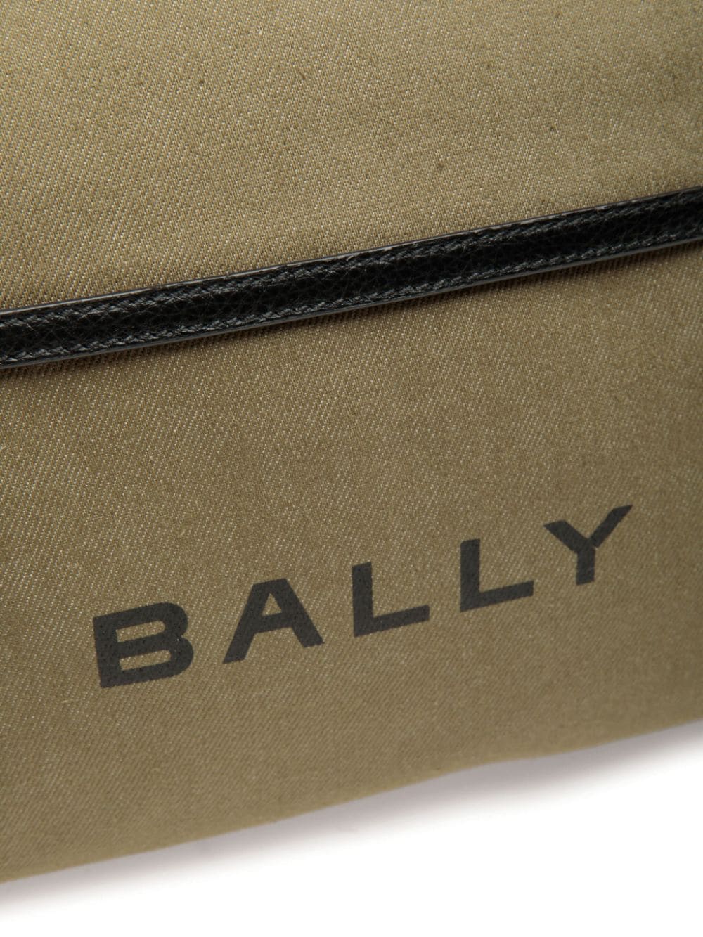 Shop Bally Bar Canvas Backpack In Grün