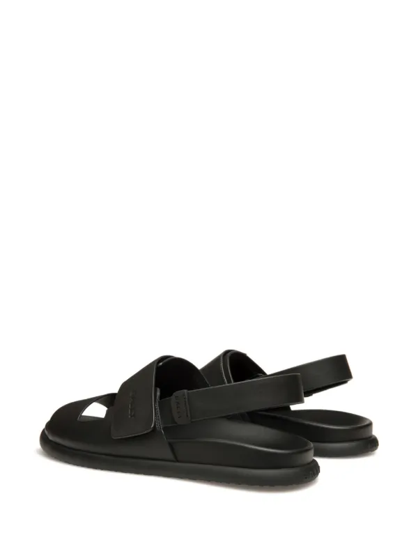 Bally logo debossed Leather Sandals Black FARFETCH ZA