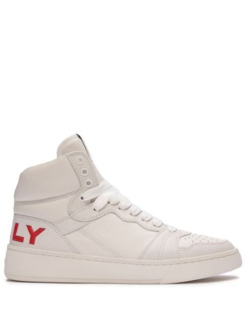 Bally high-top leather sneakers