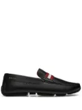 Bally Pilot Driver in Grained Leather wide foot morphology - Black