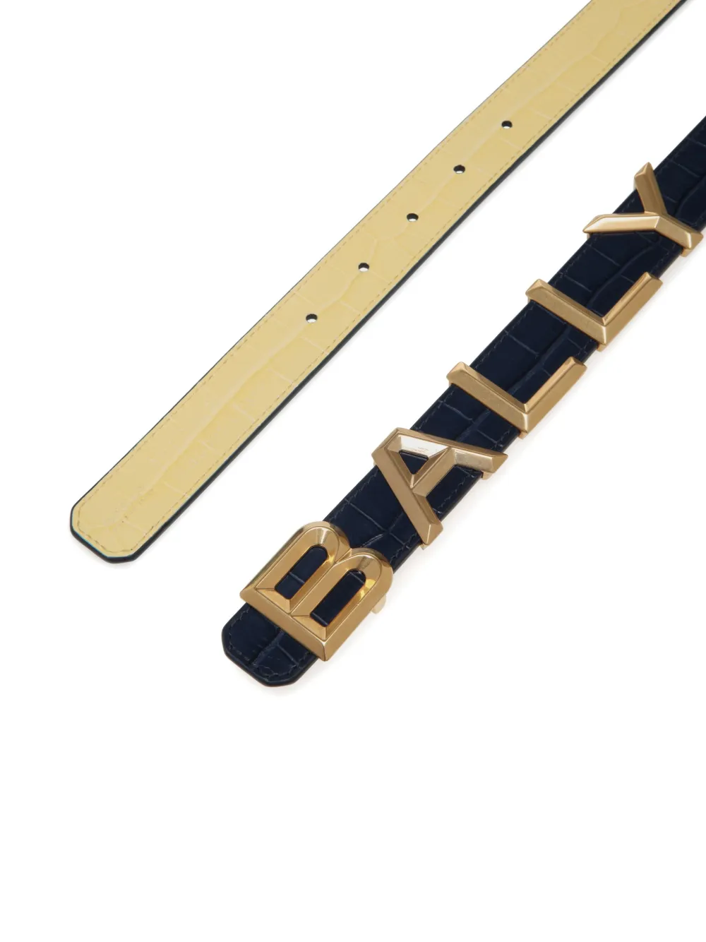 Bally Logomania omkeerbare riem - Blauw