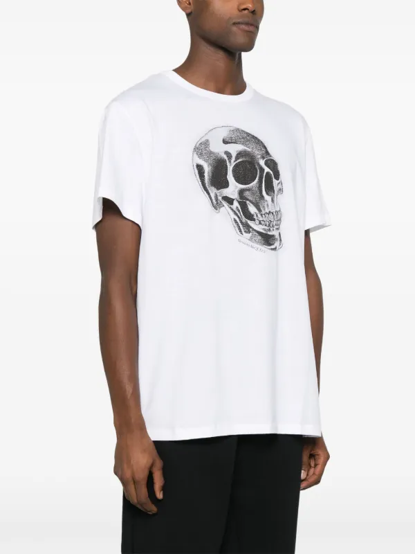 Alexander McQueen skull-print T-shirt | White | FARFETCH