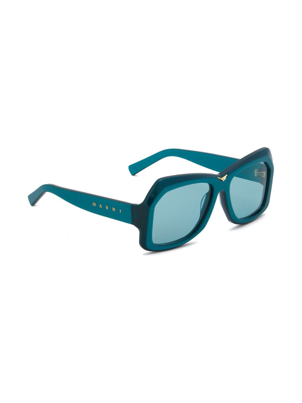 Shop Marni Tiznit Oversize-frame Sunglasses In Green