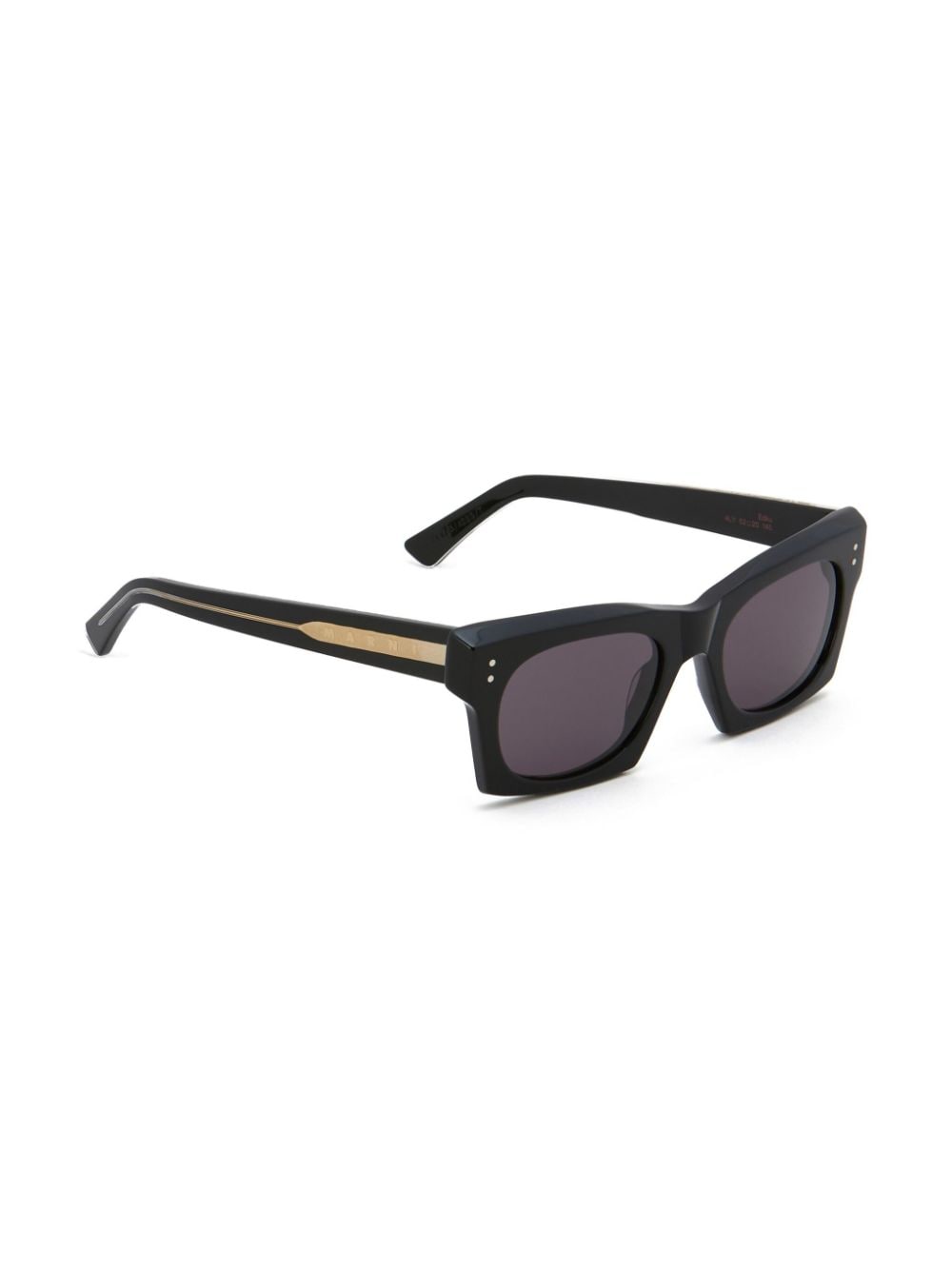 Marni Eyewear Havana Edku zonnebril met geometrisch montuur - Zwart