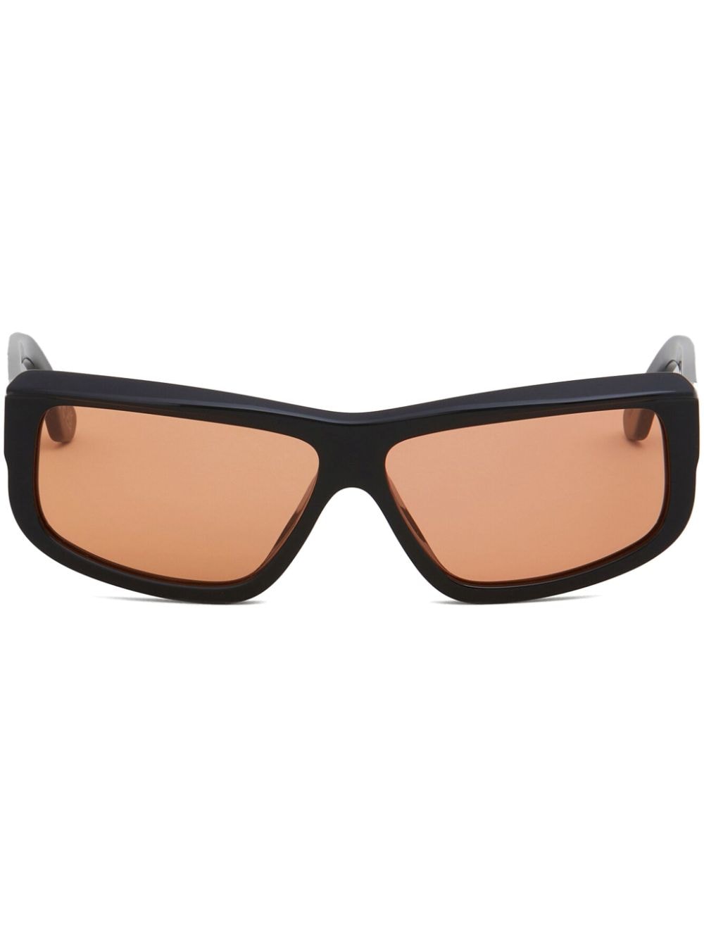 Marni Eyewear Annapuma Circuit Rectangle-frame Sunglasses In Black