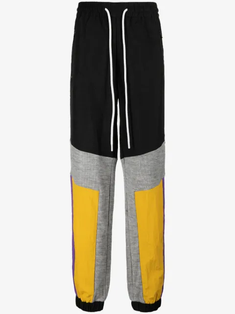 God's Masterful Children colour-block panelled track pants