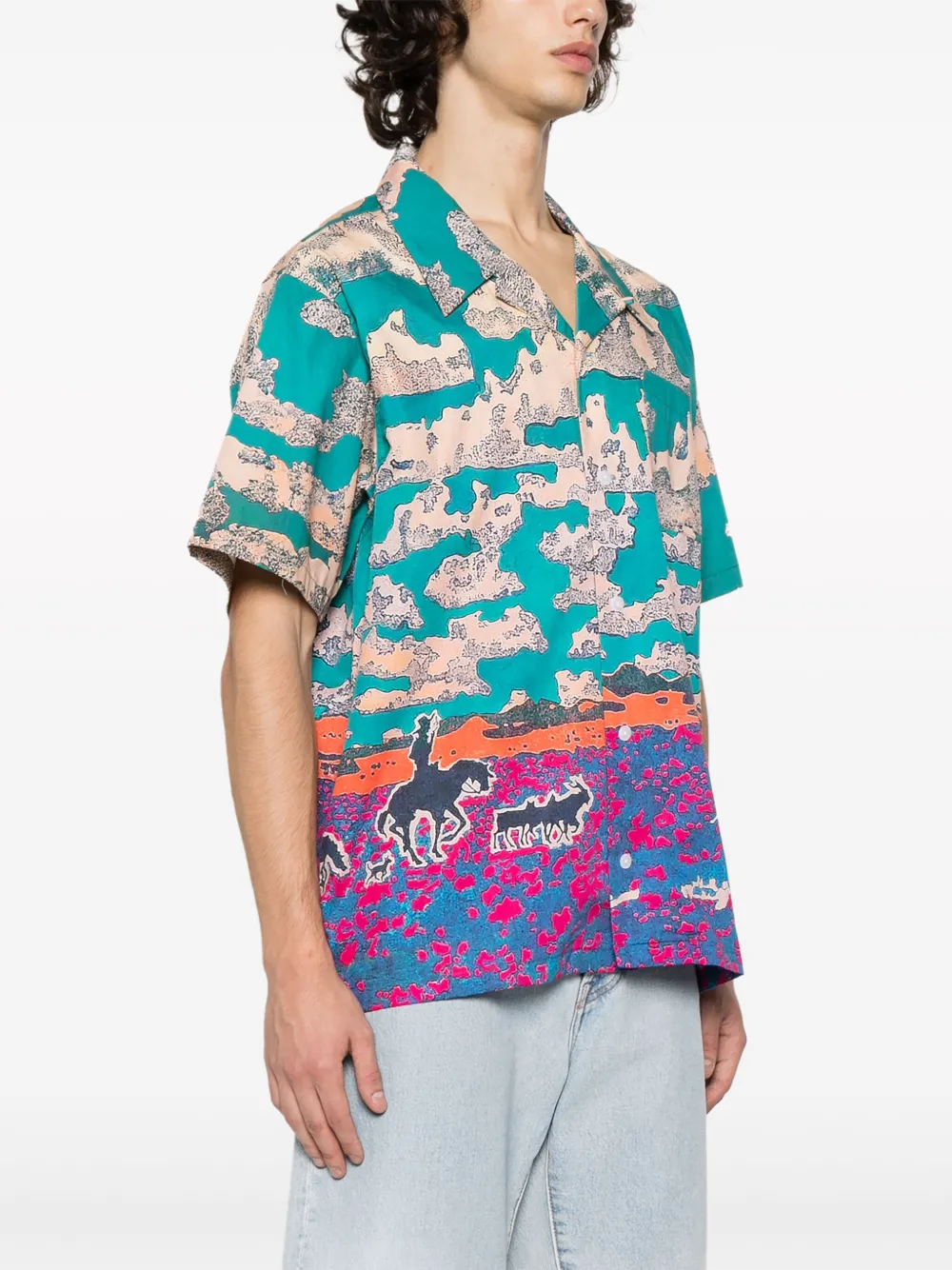 ICECREAM CLOUD WORLD COTTON SHIRT 