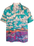 ICECREAM Cloud World cotton shirt - Blue