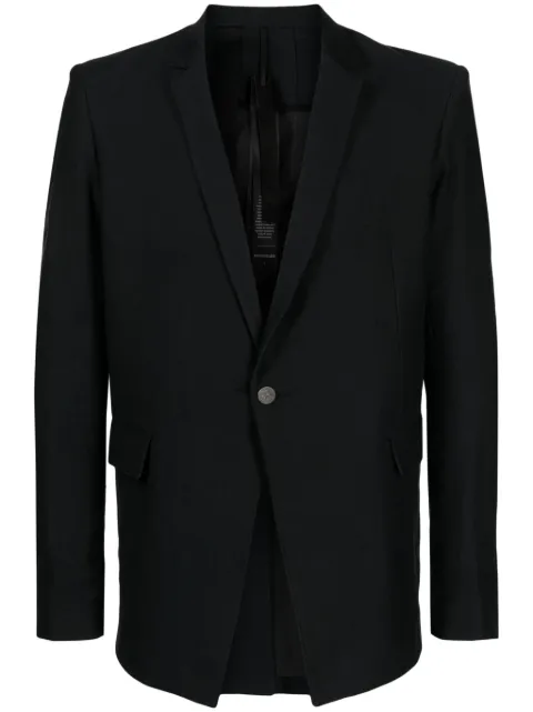 Boris Bidjan Saberi blazer con botones y solapas de esmoquin