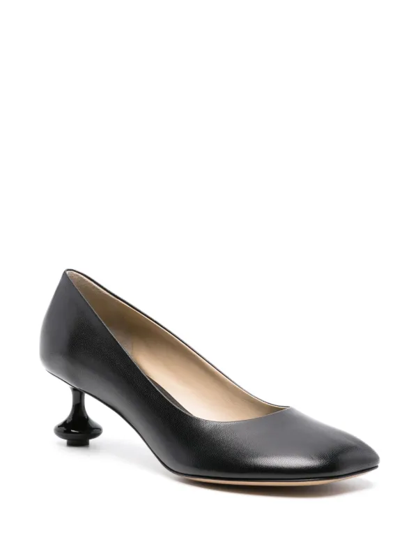 パンプス LOEWE Toy leather pumps Loewe Leather toy pumps with closed toe and unique heel
