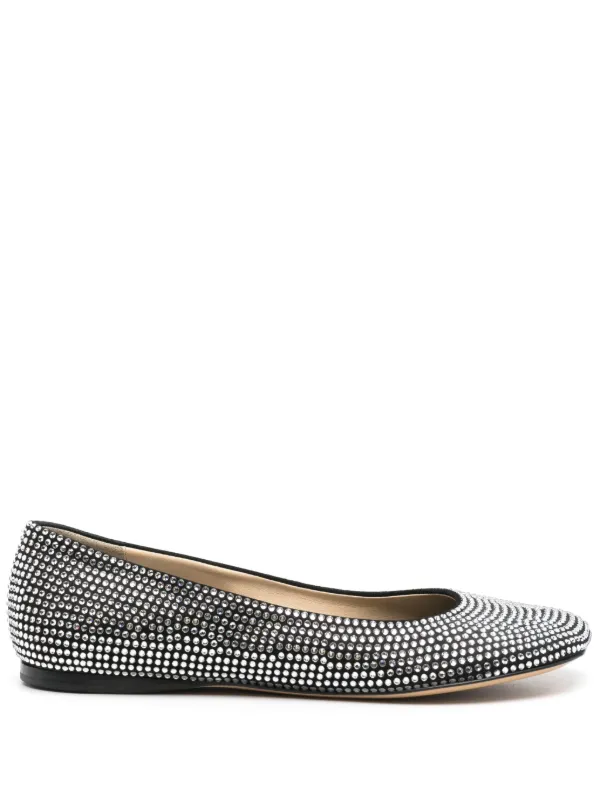 フラットシューズ LOEWE 'Toy' ballet flats Loewe Toy Strass Leather Ballerina Flats | Neiman Marcus