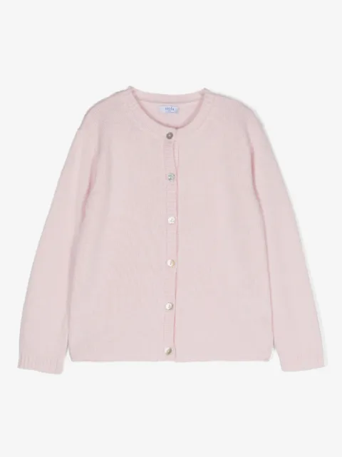 Siola cardigan med ribbet kant