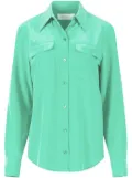 Equipment Signature silk shirt - Green