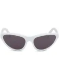 Marni Eyewear Mavericks cat-eye frame sunglasses - White