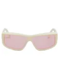 Marni Eyewear Annapuma Circuit rectangle-frame sunglasses - White