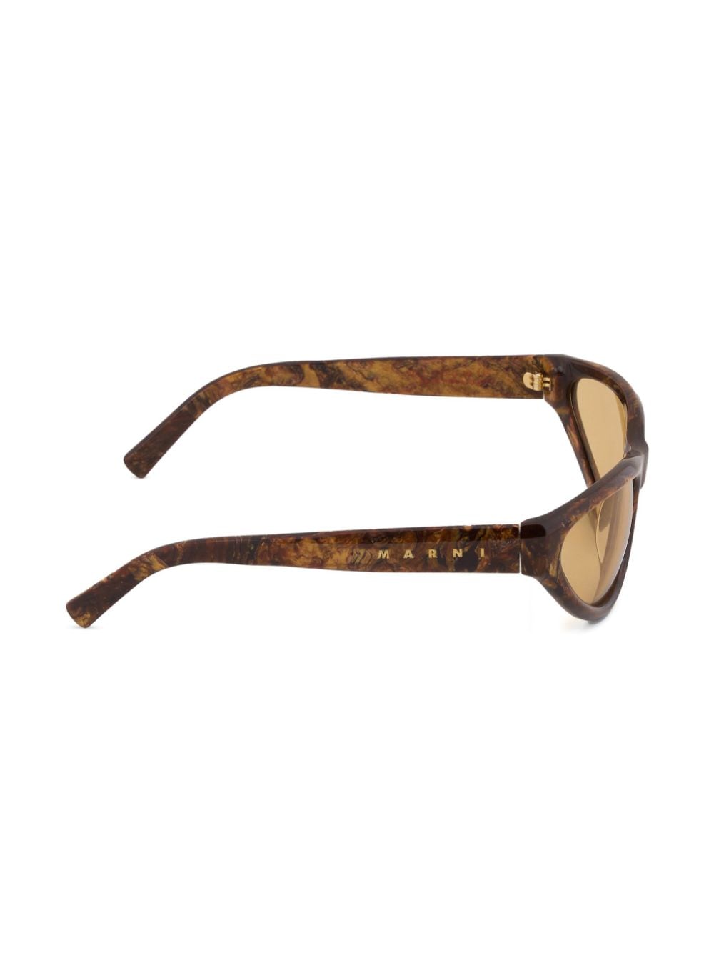 Shop Marni Mavericks Cat-eye Sunglasses In Brown
