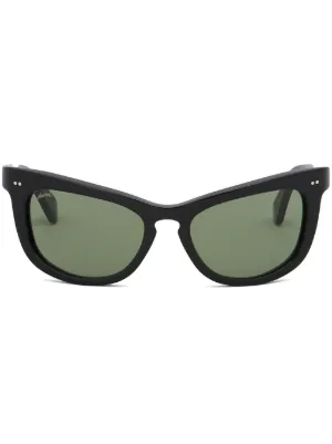 VALENTINO GARAVANI EYEWEAR キャットアイ サングラス | ブラック