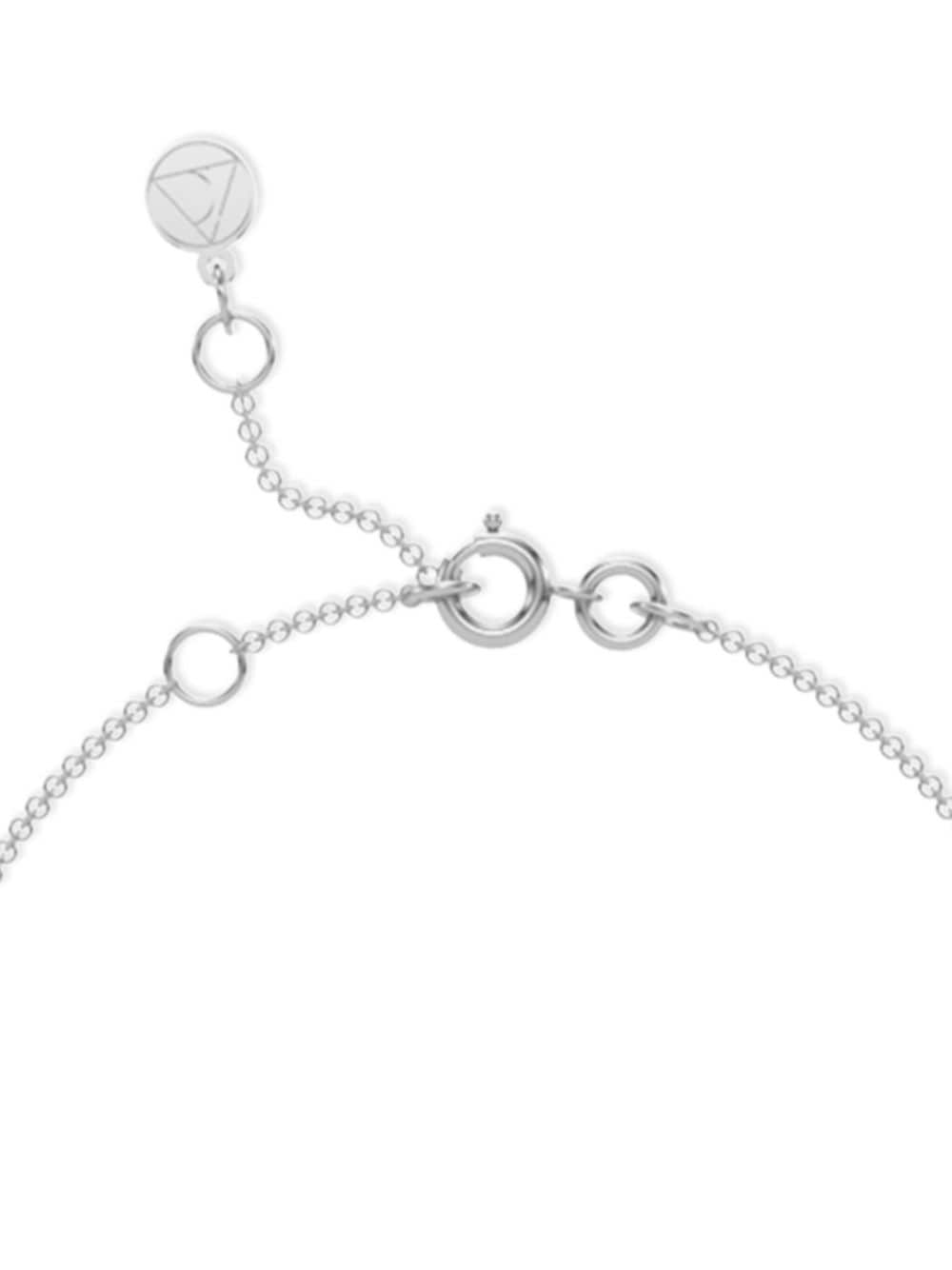 Shop The Alkemistry 18kt White Gold Diamond Chain Bracelet In Silver