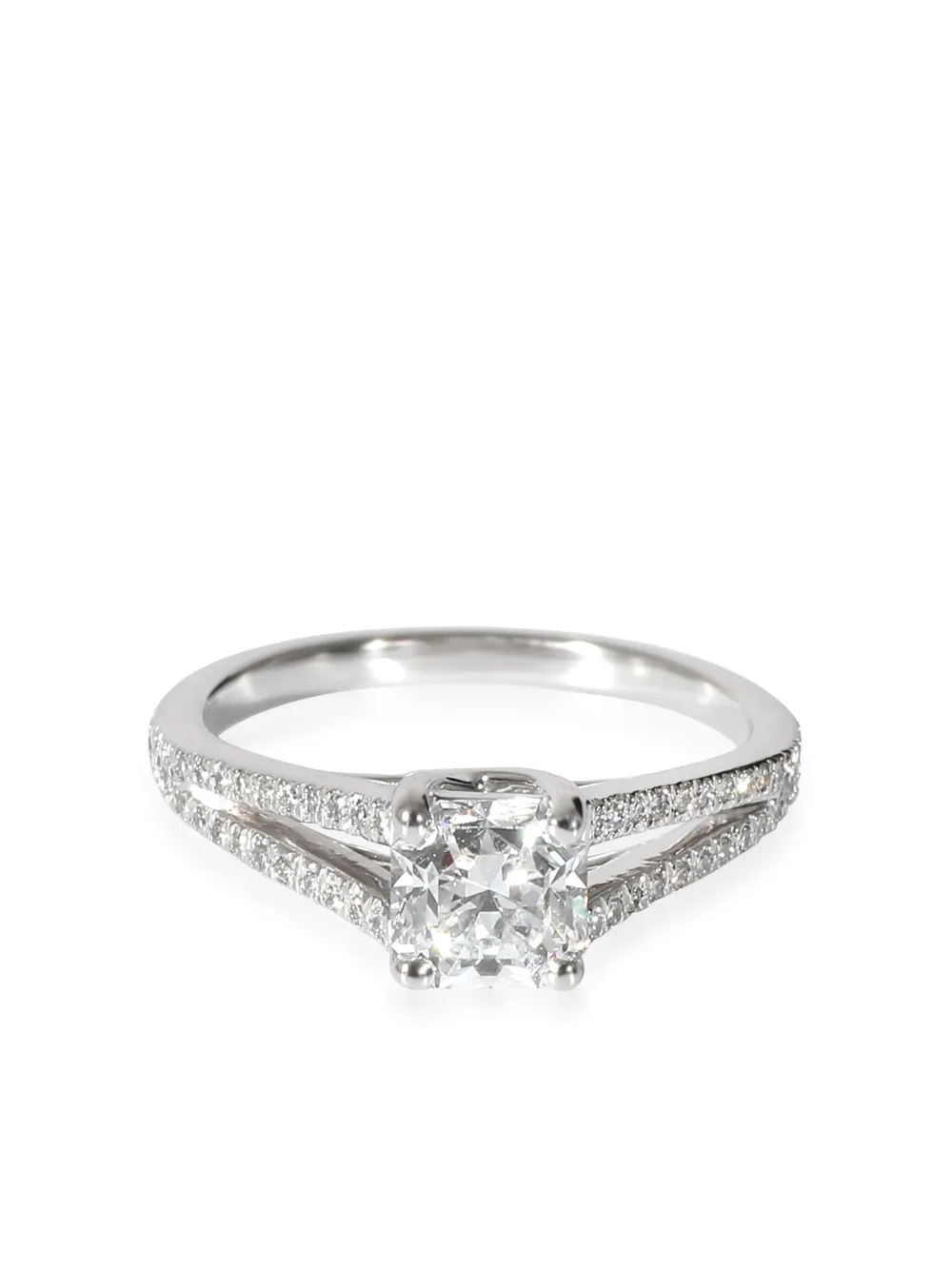 Tiffany & Co. PreOwned Platinum Lucida Diamond Engagement Ring Farfetch