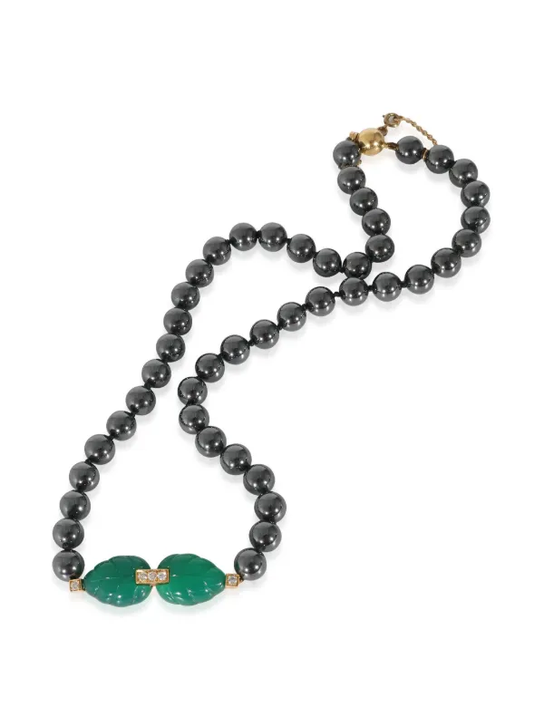 Cartier discount jade necklace