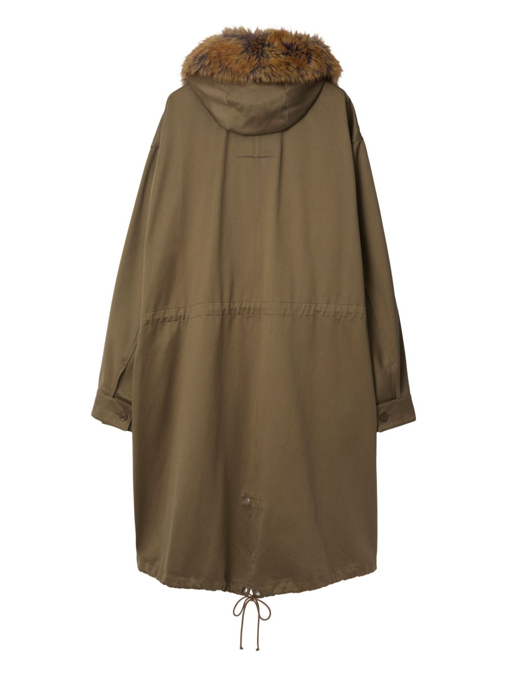 Cheap Burberry hooded cotton parka Men