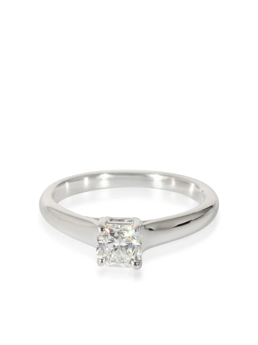 Tiffany & Co. PreOwned Platinum Lucida Diamond Engagement Ring Farfetch