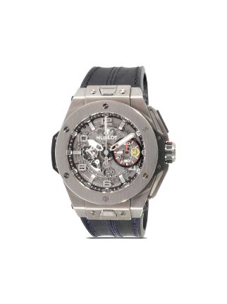 Hublot 2010 2019 pre owned Big Bang Ferrari 45mm Silver FARFETCH CA