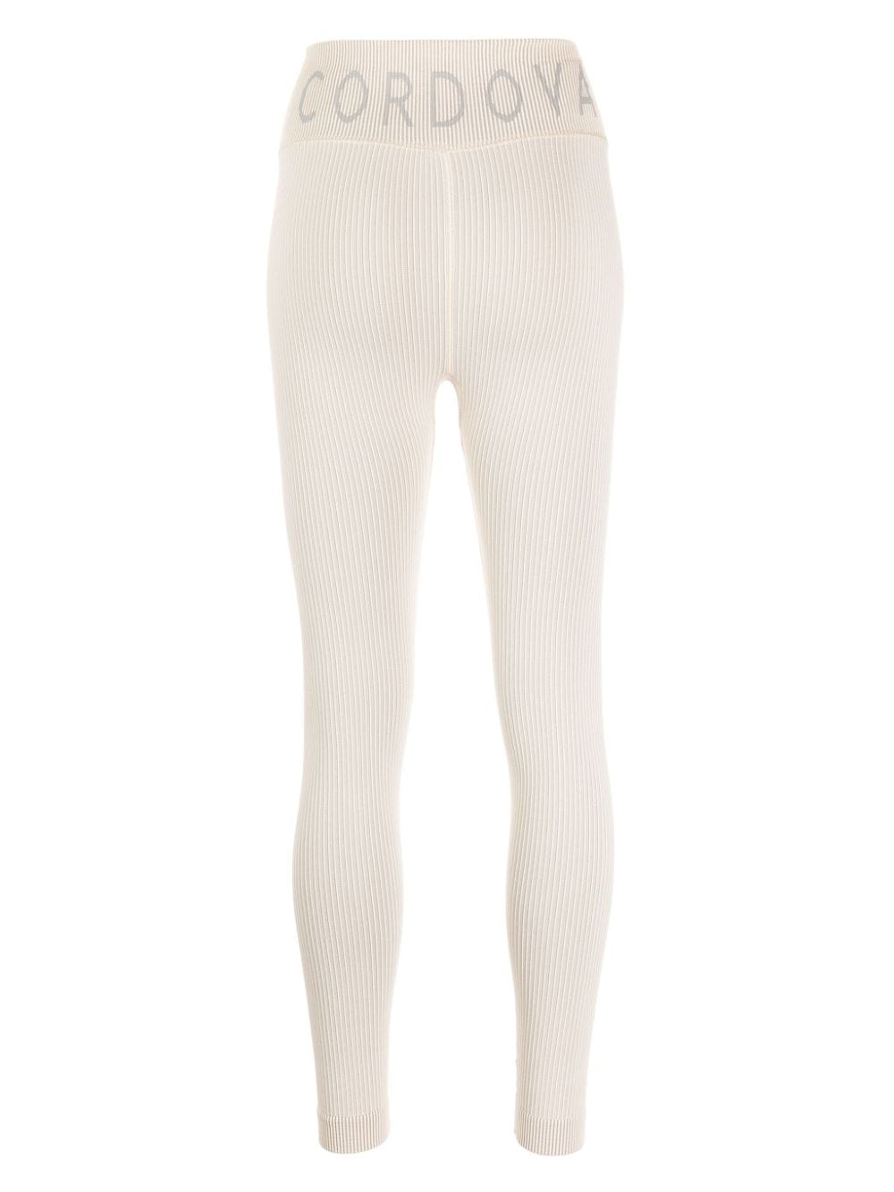 Cordova Ribgebreide legging - Beige