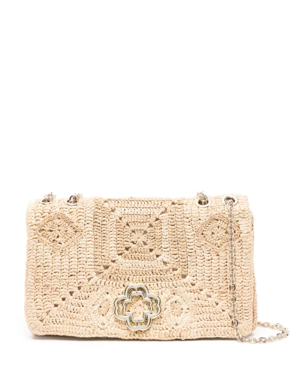 Maje clover-motif Shoulder Bag - Farfetch