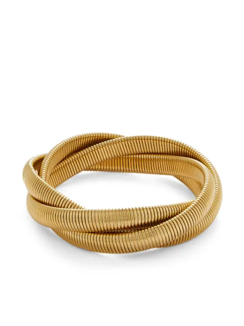 Kenneth Jay Lane layered snake-chain bracelet
