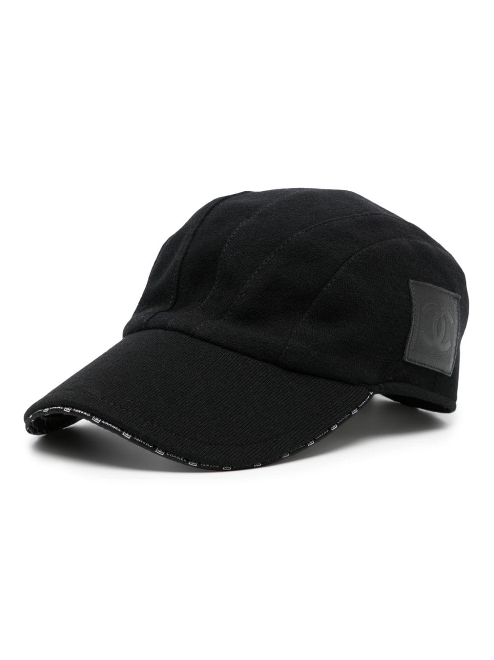 Pre-owned Chanel 2000s Cc Sports Line Cap In Black