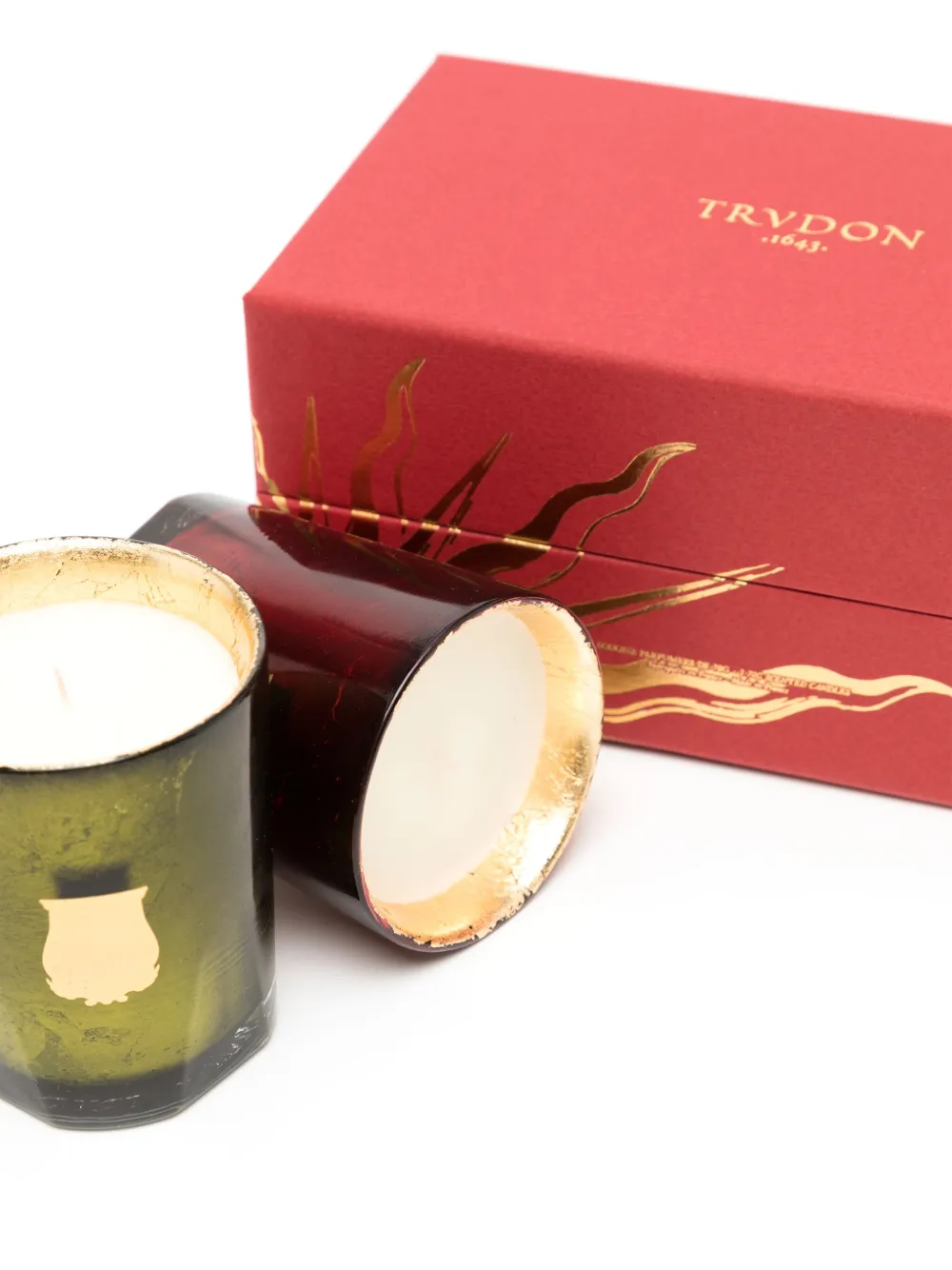 Trudon Astral Gabriel And Gloria Mini Candle Gift Set In 绿色