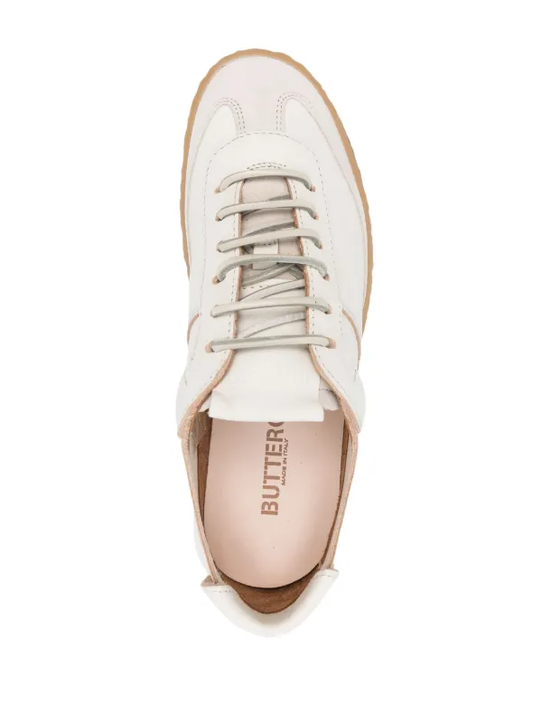 Buttero Crespo Leather Sneakers | Neutrals | FARFETCH
