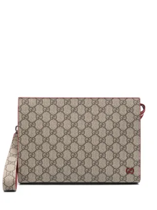 Gucci GGパターン クラッチバッグ | ニュートラル | FARFETCH JP