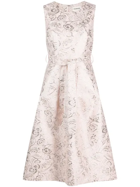 P.A.R.O.S.H. brocade-effect patterned-jacquard dress