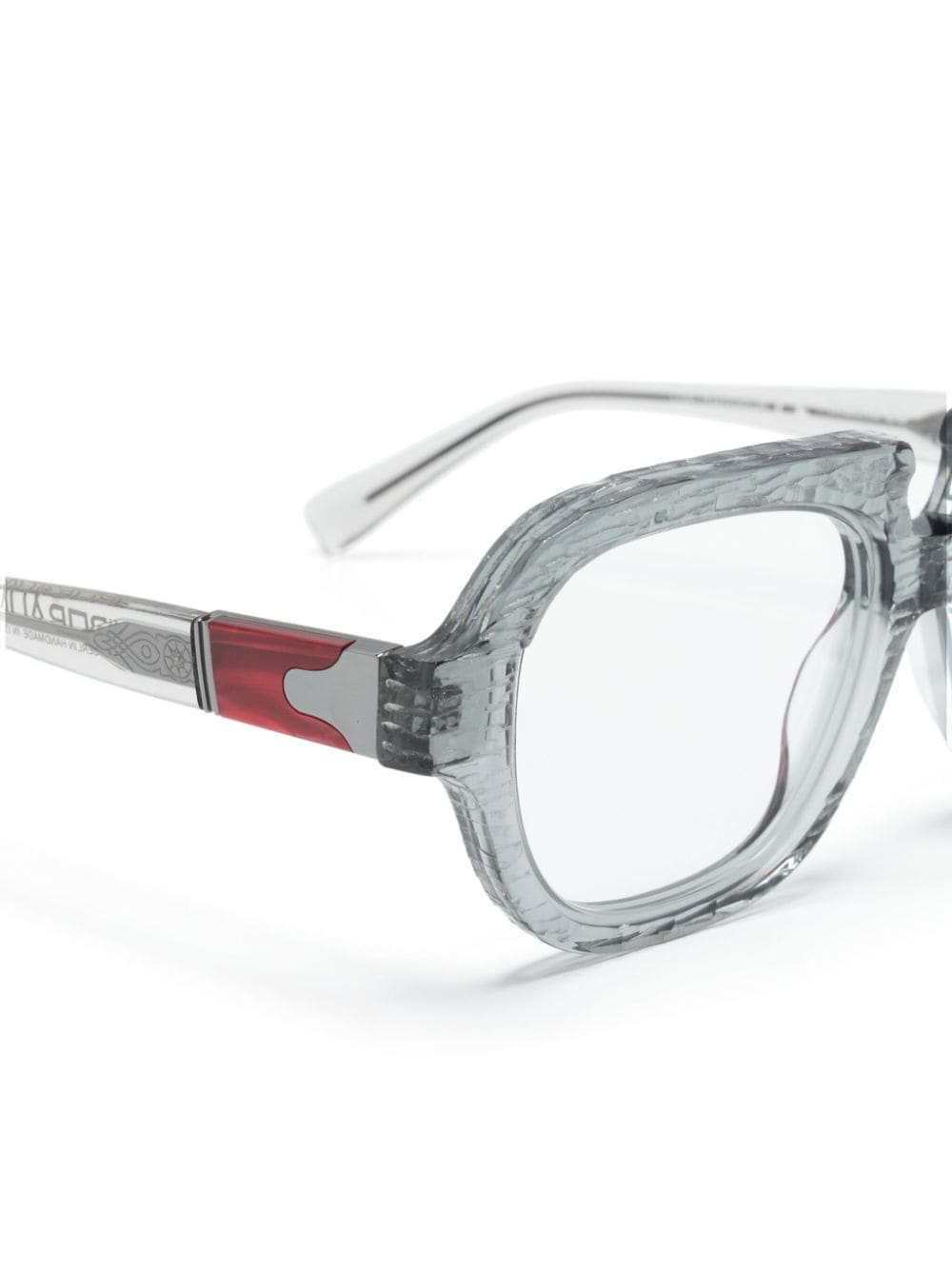 Kuboraum S5 GY bril met vierkant montuur Grijs