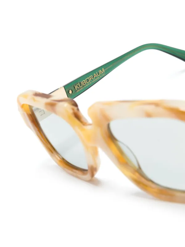 Kuboraum lentes de sol S5 con armazón cuadrada