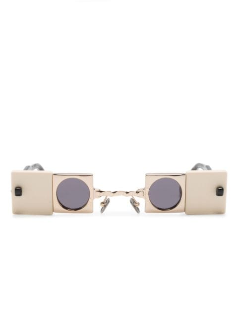 Kuboraum Q50 geometric-frame sunglasses