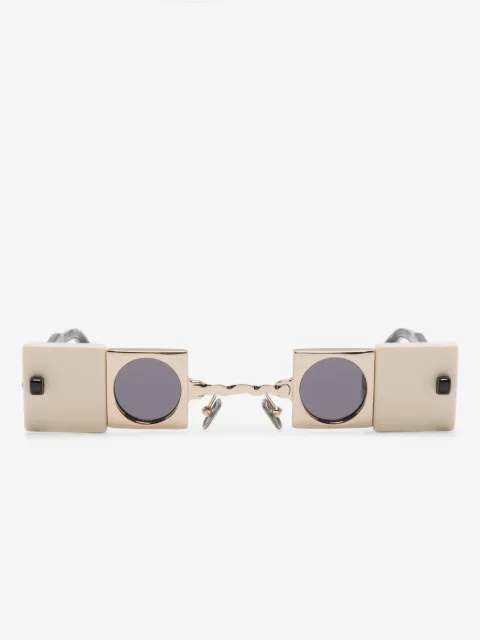 Kuboraum lunettes de soleil Q50 à monture géométrique