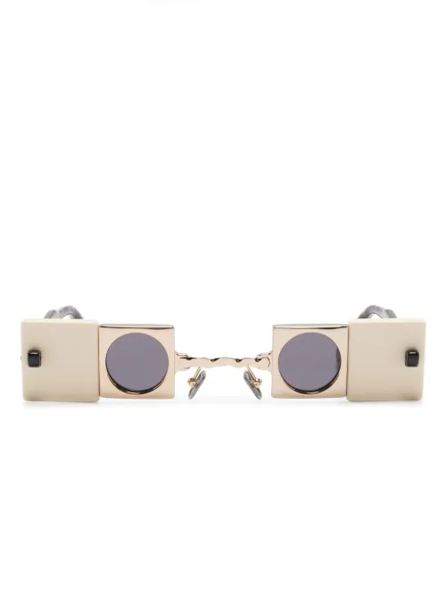Lunettes de soleil Q50 à monture géométrique - Kuboraum - Modalova