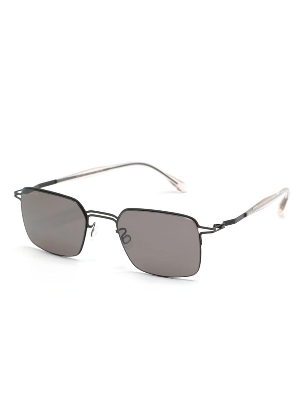 Shop Mykita Square-frame Sunglasses In Black