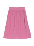 By Walid elasticated-waist linen skirt - Pink