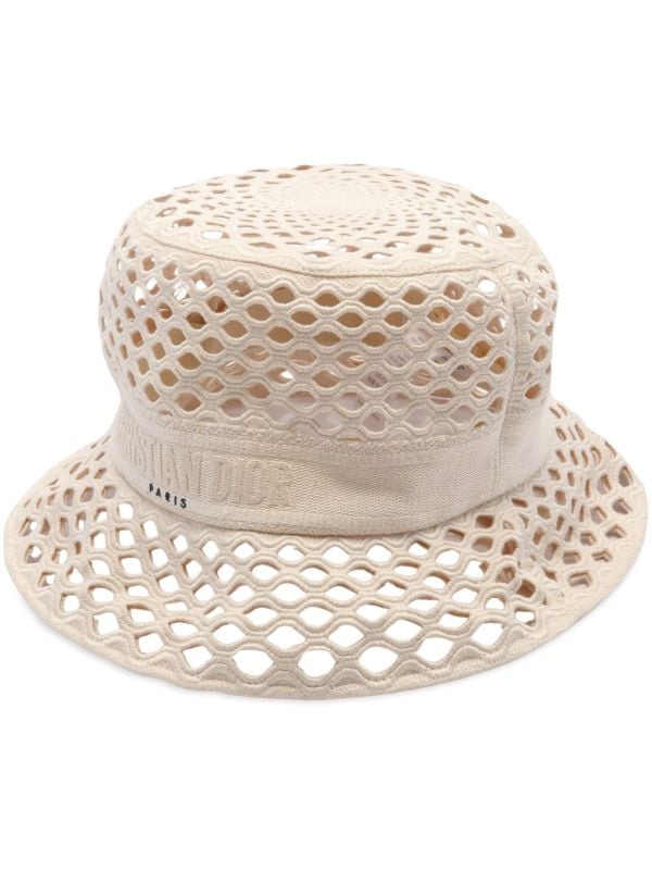 Christian Dior Pre-Owned 1990s Mesh Bucket Hat - Farfetch